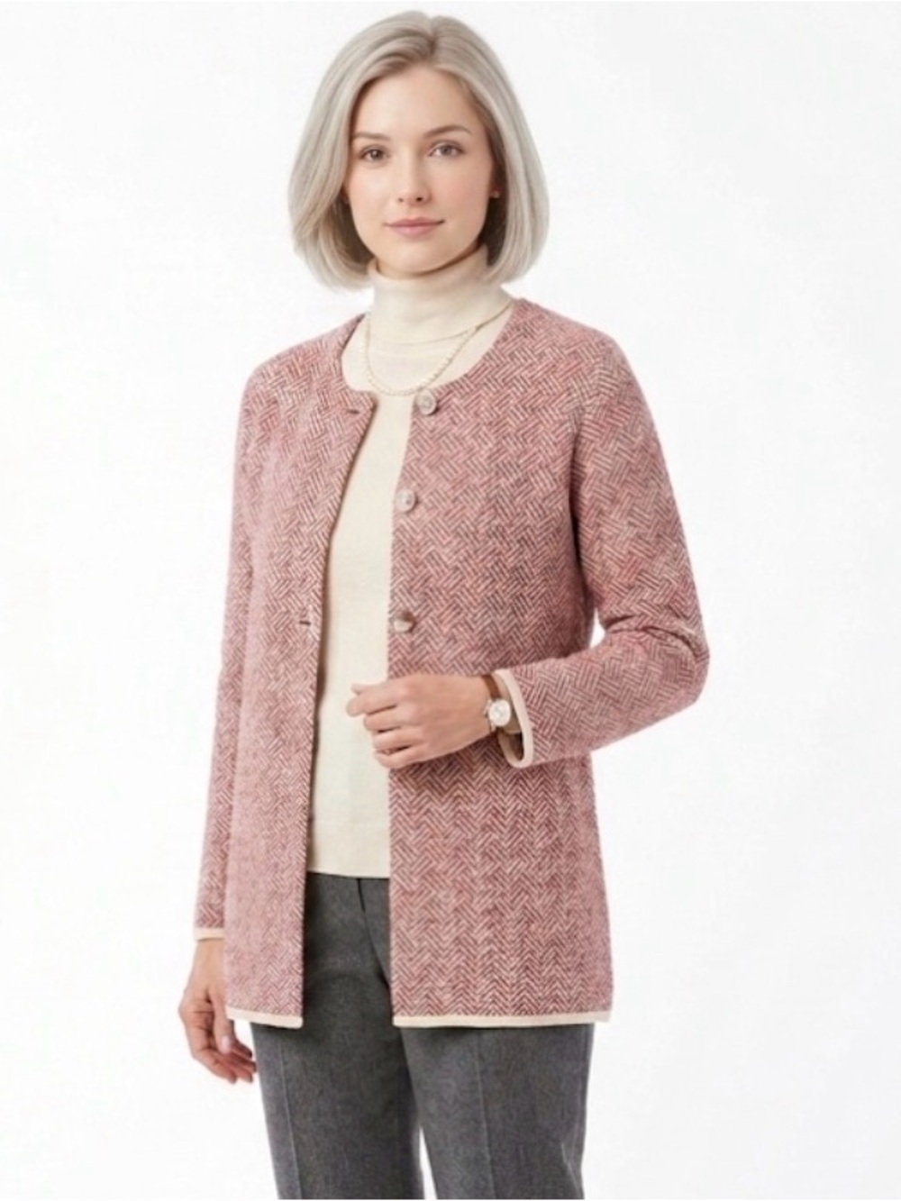 Kuna Baby Alpaca Cardigan Sweater SZ Small NWT